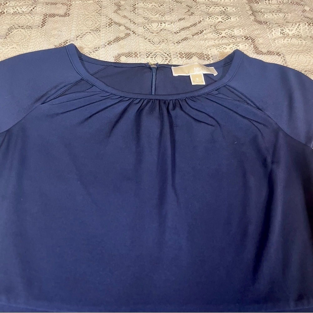 Michael Kors Elegant Navy Mini Dress - Picture 4 of 5
